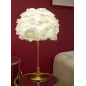 LAMPA STOŁOWA BALL FEATHER 30X50 cm